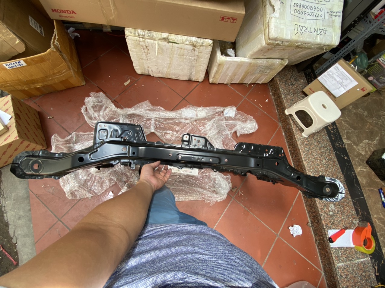 Cụm xương đầu xe Honda Brio